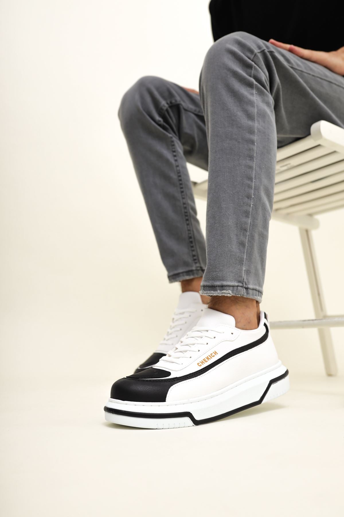 CH241 - CBT Signature Line Up Erkek Ayakkabı SIYAH/BEYAZ