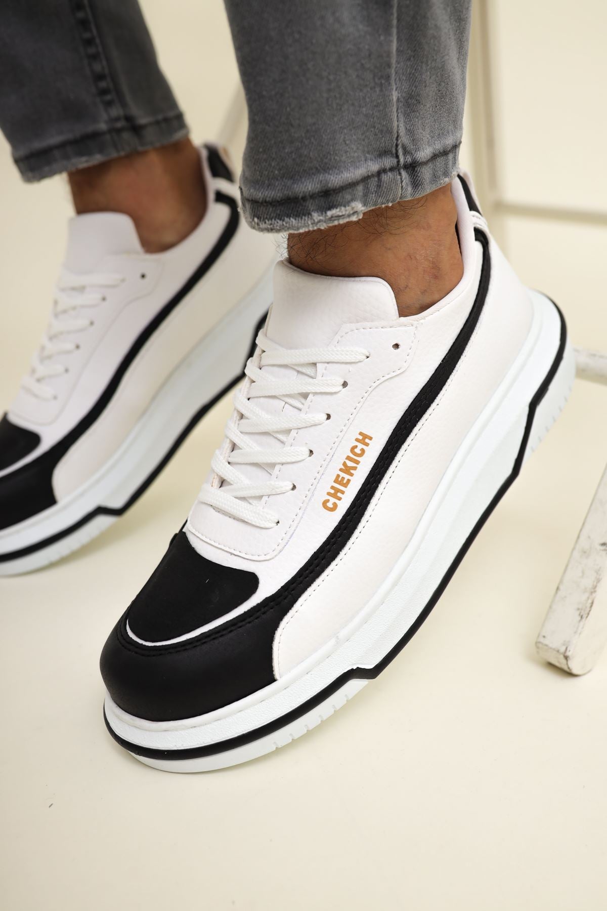 CH241 - CBT Signature Line Up Erkek Ayakkabı SIYAH/BEYAZ