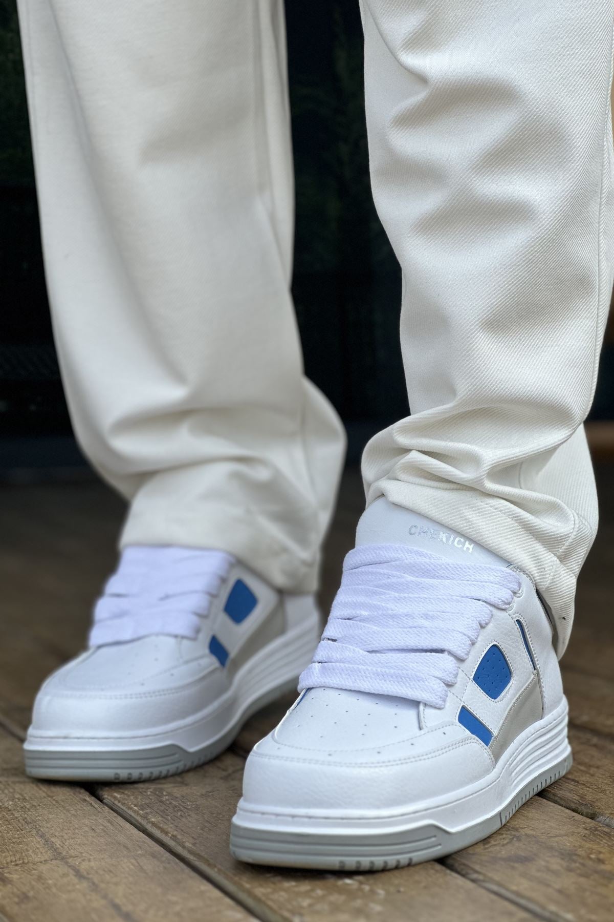 CH2410 - CBT Avax Erkek Spor Ayakkabı BEYAZ/MAVI