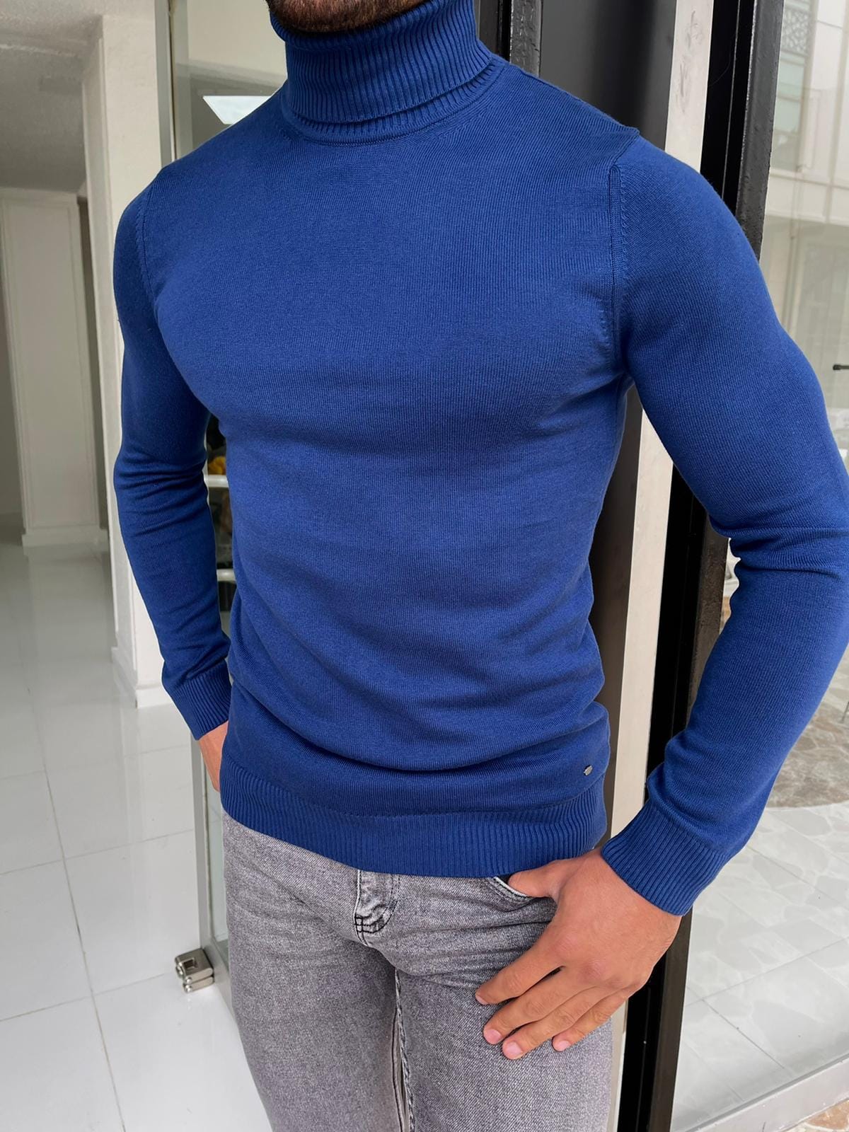 Turtleneck Sax Sweater - OUTFITLIFT