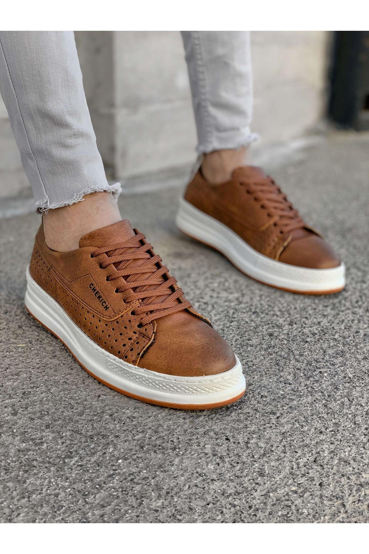 
                  
                    Men's Casual Ginger Shoes ch043 - OUTFITLIFT
                  
                