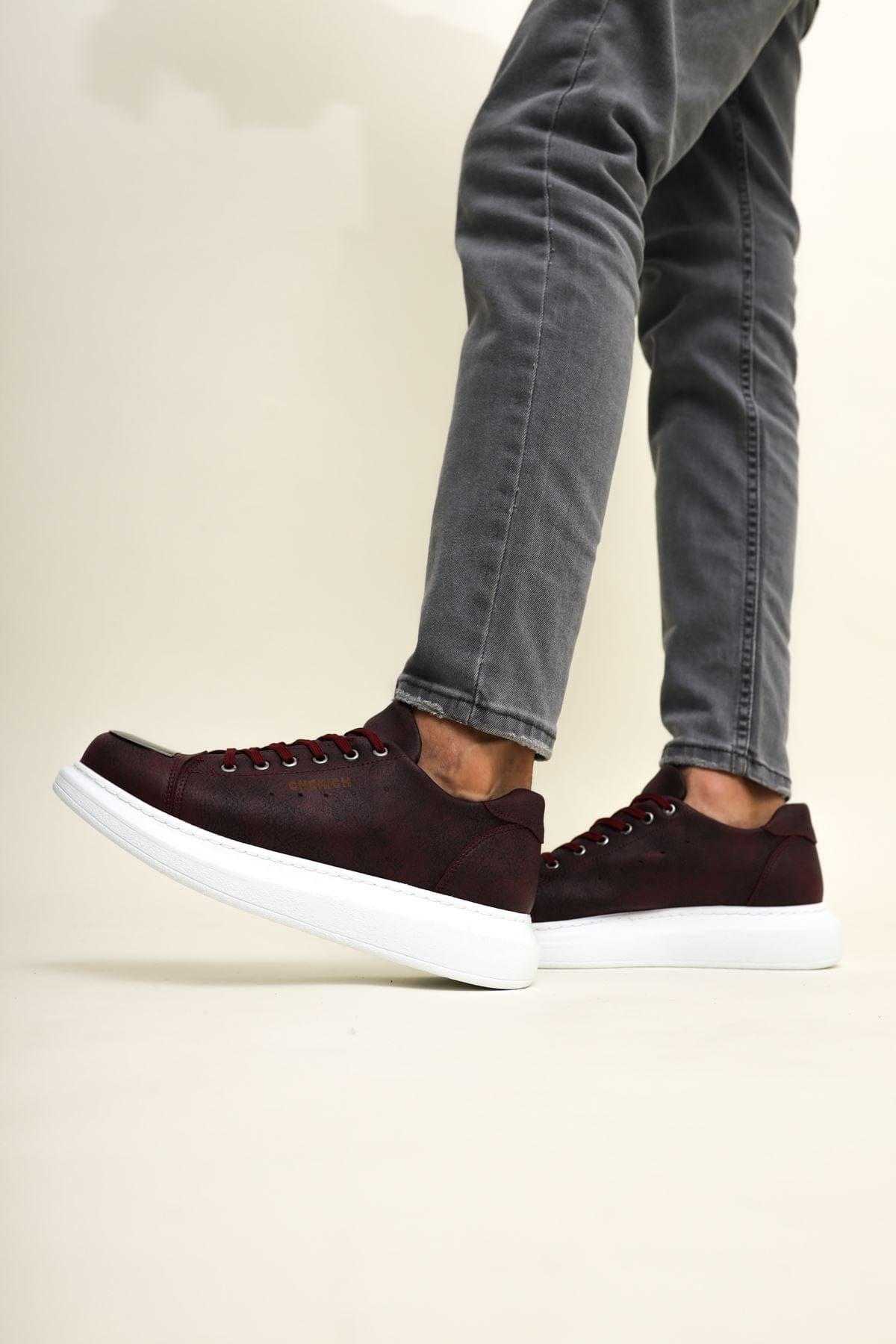 
                  
                    Chekich Men's Shoes Maroon ch175 - OUTFITLIFT
                  
                