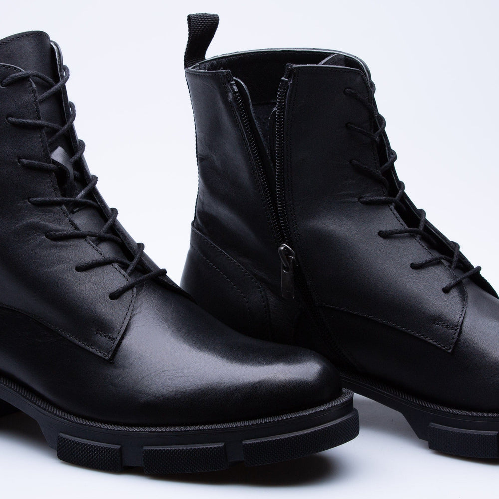 
                  
                    Black Dony Military Boots
                  
                